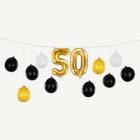 50 År Ballonggirlang