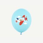 Flygplan Ballonger Ljusblå