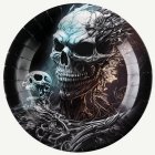 Horror Skelett Papperstallrikar