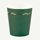 Pappmugg Guld/Grön