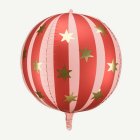 Stjärna Cirkus Folieballong Röd