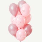 Ballongbukett 25 År Lush Blush