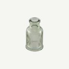 Mini Räfflad Glasvas Salviagrön