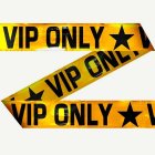 VIP Only Avspärrningsband Gul/Guld