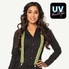 UV Neon Hängslen Gul/Svart