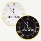 Happy New Year Clock Tallrikar