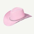 Glittrande Cowboyhatt Ljusrosa