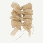 Jute Julrosetter Natur