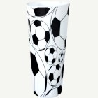 Fotboll Återanvändbara Plastmuggar Svart/Vit