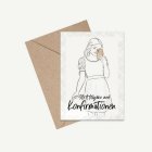 Konfirmationskort Flicka