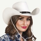 Cowboyhatt Vit