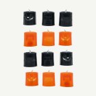 Halloweenljus Orange/Svart