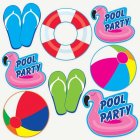 Pool Party Dekorationer
