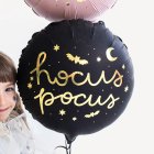 Hocus Pocus Folieballong Svart Guld