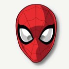 Spider-Man® Pappersmask Röd