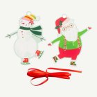 Jultomte & Snögubbe Etiketter