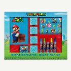 Super Mario® Stämpel & Tuschpennor Set