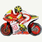 MotoGP Motorcykel Folieballong Röd