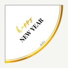 Happy New Year Clock Servetter