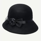 Flapper 20-talshatt Svart