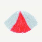 Pompom Röd/Vit