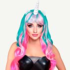 Unicorn Peruk Regnbåge