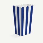 Randiga Popcornbägare Marinblå
