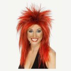 80-tal Rockdiva Peruk Röd