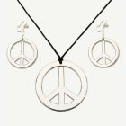 Hippieörhängen och halsband