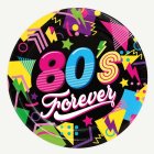 80's Forever Papptallrikar