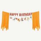 Cirkus Happy Birthday Banderoll