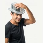 Disco Hög Hatt Silver