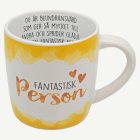 Fantastisk Person Mugg Gul
