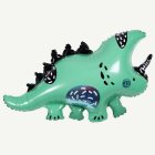 Triceratops Dinosaurie Folieballong Grön
