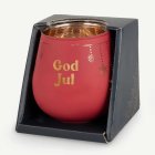 God Jul Spegelljus Röd