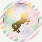 Unicorn Sparkle Tallrikar