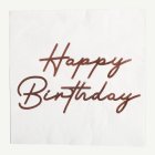 Happy Birthday Servetter Roséguld