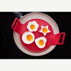 Silikon Ägg- & Pannkaksform 4 Figurer