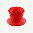 Glas Ljusstake Röd