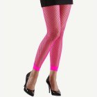 Nätleggings Neonrosa