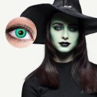 Magic Halloweenlinser Grön