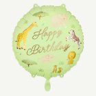 Happy Birthday Safari Folieballong