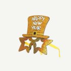 Happy New Year Glasögon Guld