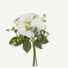 Konstgjord Blombukett Vit/Grön