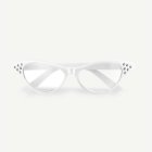 Cateye 50-tal Glasögon Vita