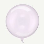 Transparent Klotrund Ballong Lila