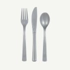 Plastbestick Silver