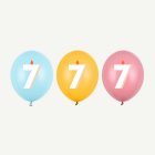 7 År Födelsedag Latexballonger