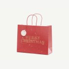 Merry Chistmas Presentpåse Röd