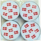 Stora Värmeljus Danska Flaggor